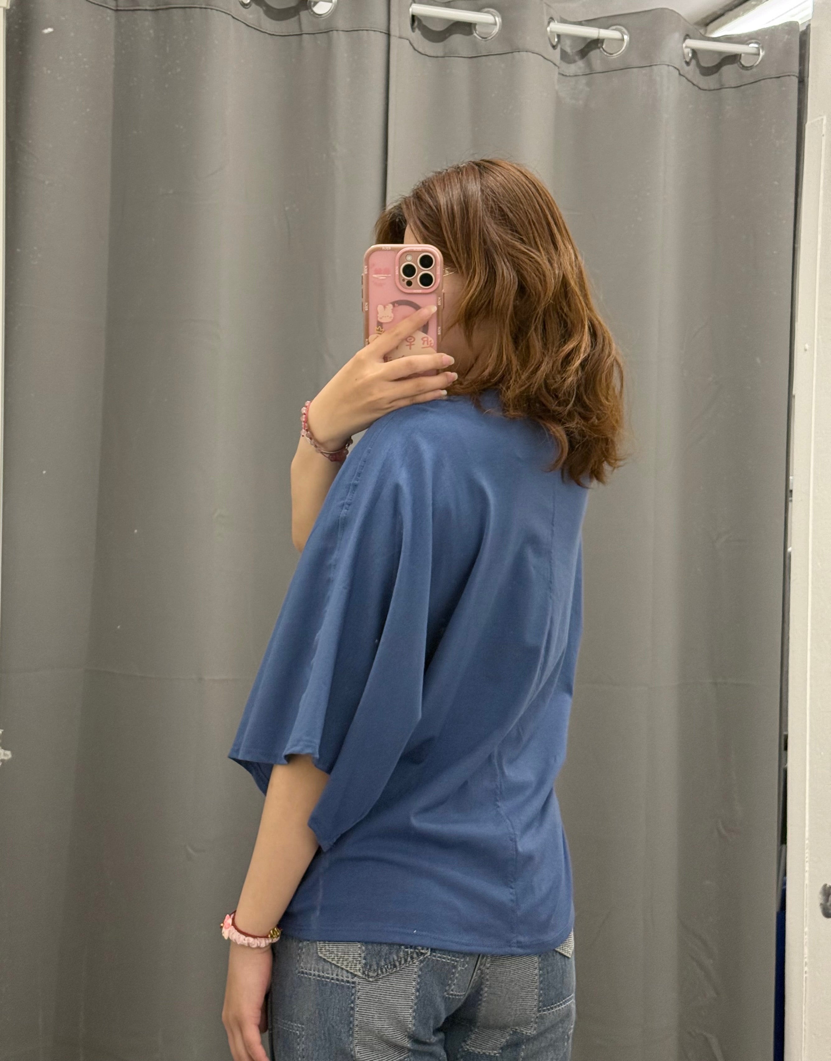 T-shirt in cotone over fit con maniche larghe FGD MODA
