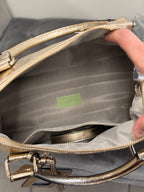Borsa effetto metallizzato con tracolla FGD MODA