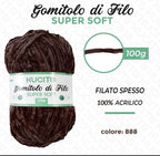 Gomitolo di filo SUPER SOFT 100g FGD MODA