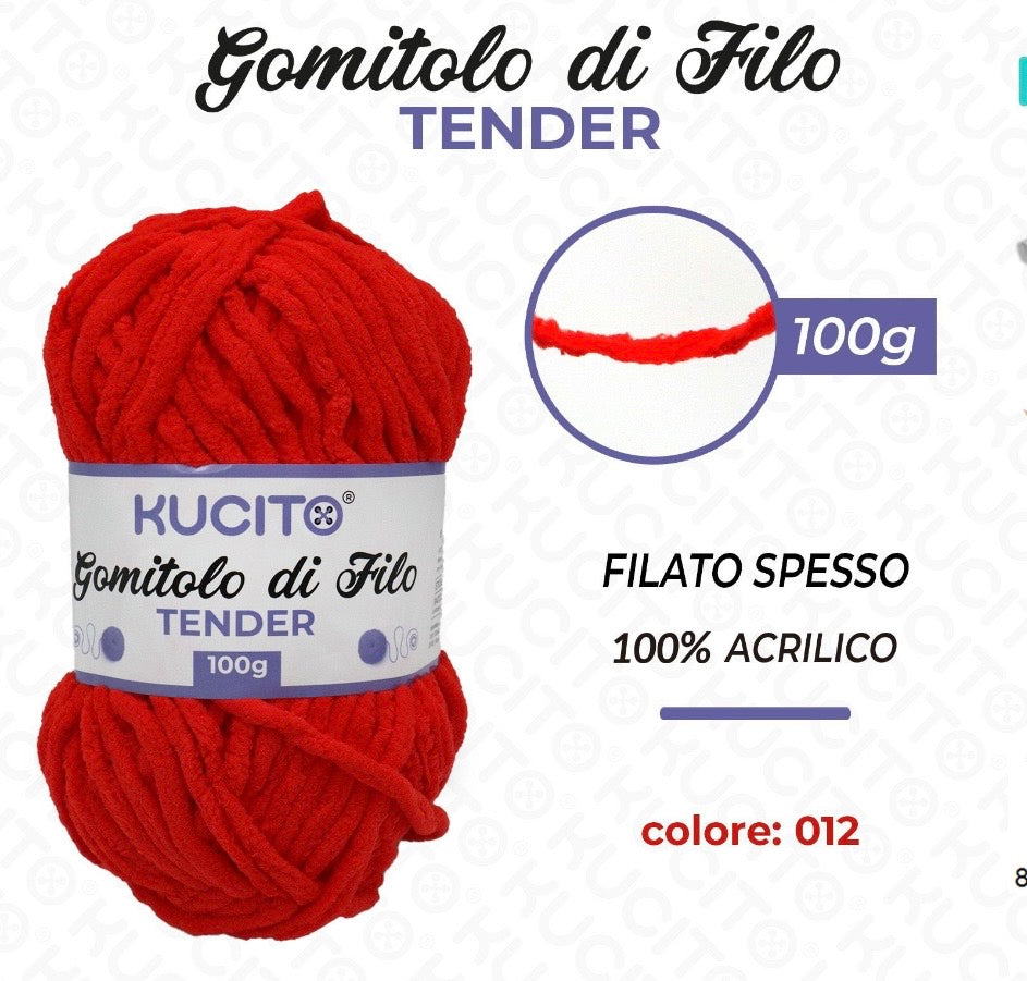 Gomitolo di filo TENDER 100g FGD MODA