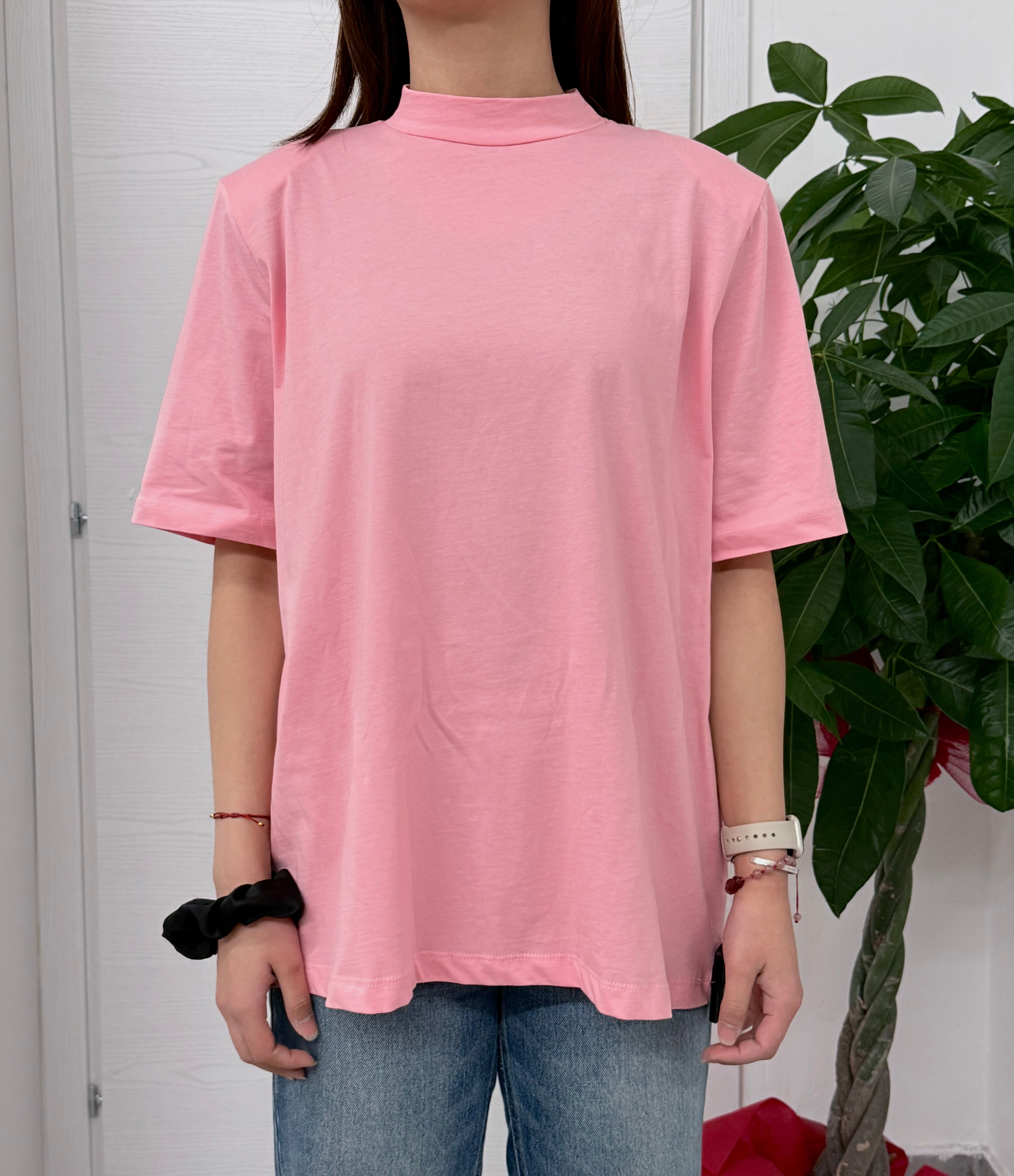T-shirt over con spalle imbottite FGD MODA