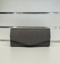 Pochette brillantanata con chiusura a bottone e tracolla FGD MODA