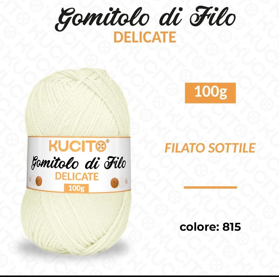 Gomitolo di filo DELICATE 100g FGD MODA