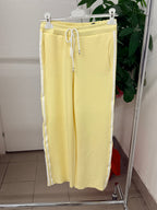 Pantaloni tuta a palazzo con strisce laterali FGD MODA