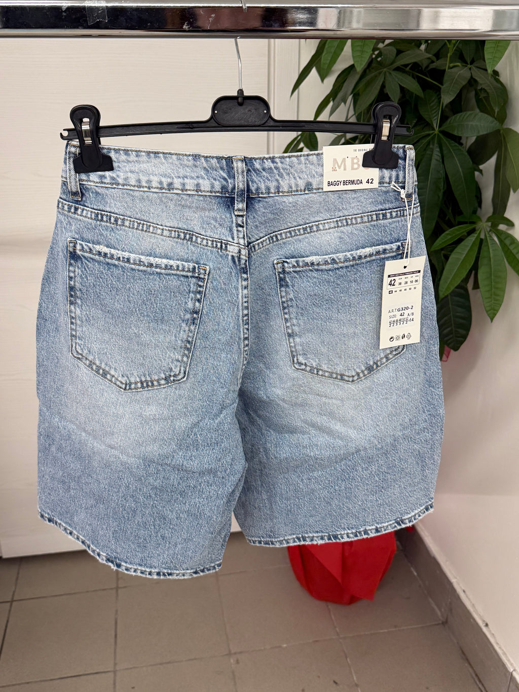 Bermuda baggy con doppia abbottonatura fino a taglia 52 FGD MODA