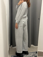 Set Coordinato Con Brillantini Felpa E Pantaloni Balloon FGD MODA