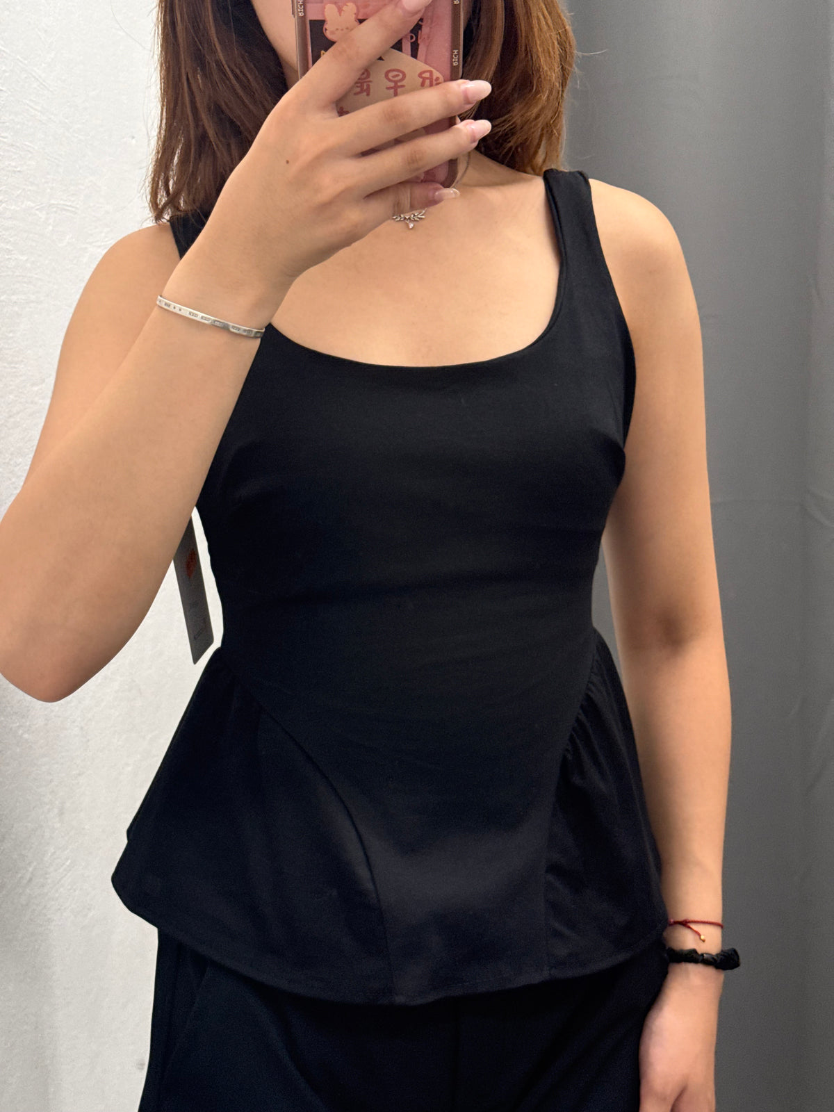 Top Peplum Con Rouches Laterali FGD MODA