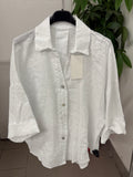 Camicia 100% lino con manica 3/4 FGD MODA