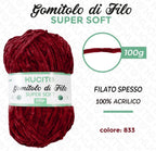 Gomitolo di filo SUPER SOFT 100g FGD MODA