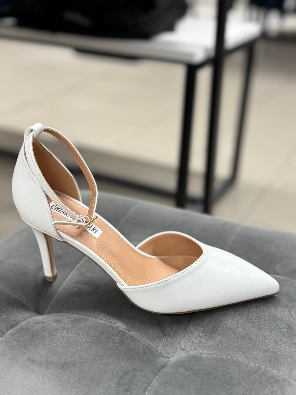 Décolleté con cinturino tacco 8cm