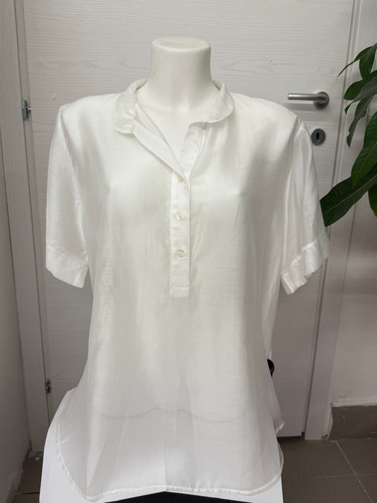 Blusa con collo alla coreana FGD MODA