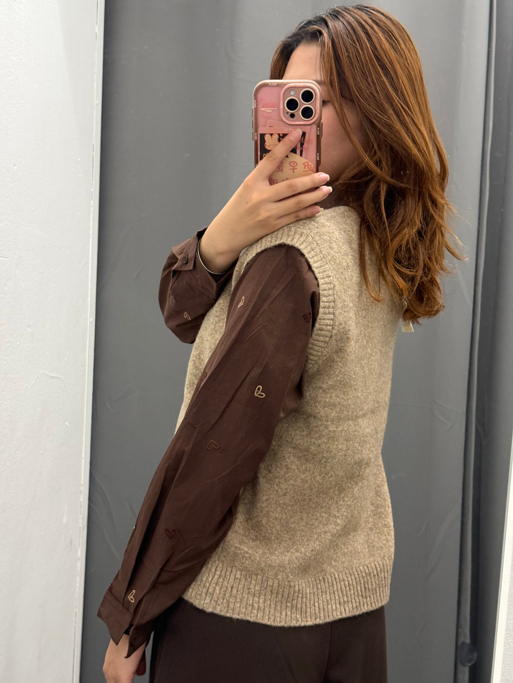 Gilet In Maglia Tinta Unita FGD MODA