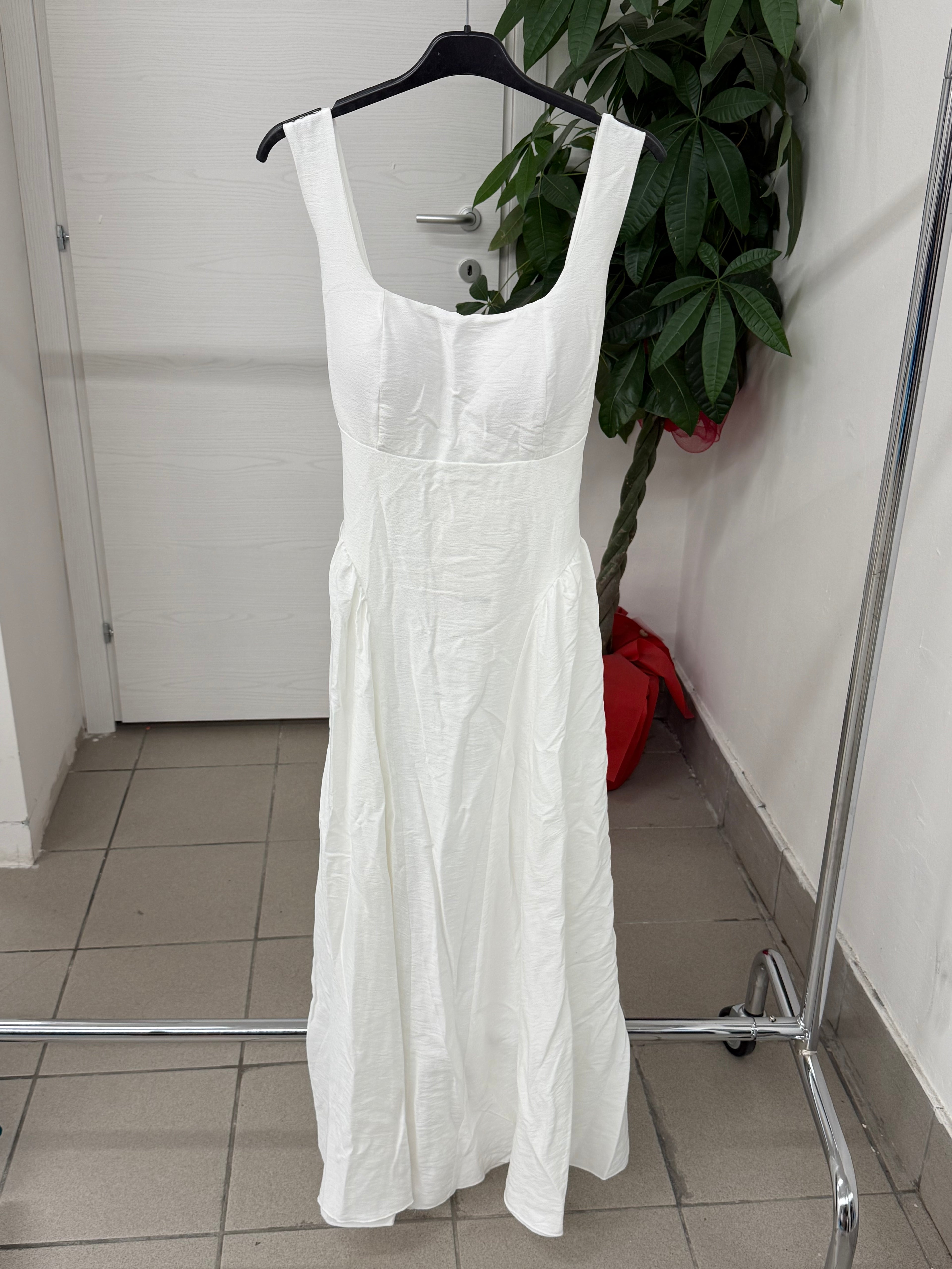 Abito Lungo in Viscosa con Fiocco sul Retro FGD MODA