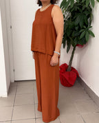 Set coordinato Canotta e Pantaloni a palazzo FGD MODA