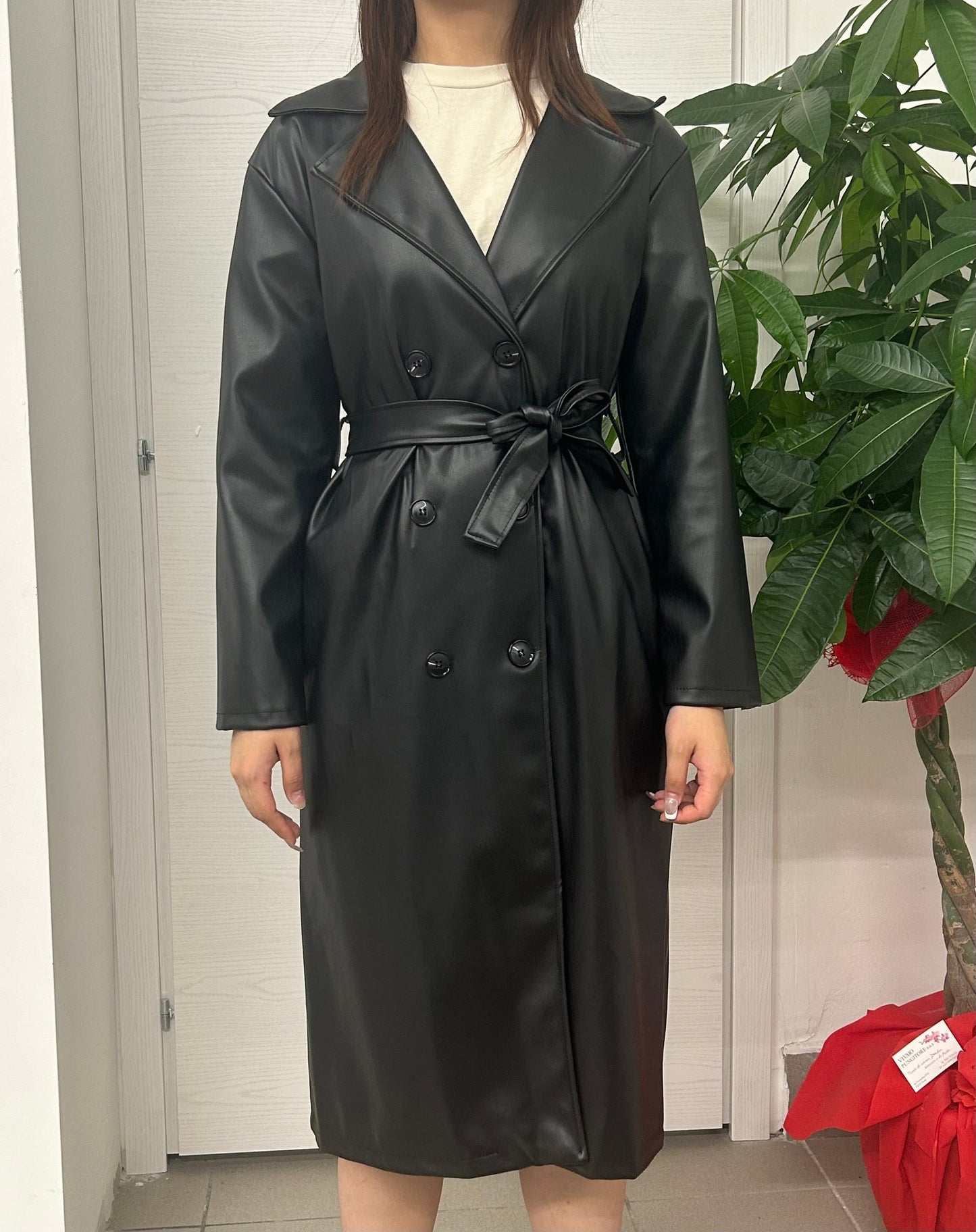 Trench in ecopelle lungo FGD MODA