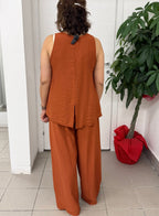 Set coordinato Canotta e Pantaloni a palazzo FGD MODA