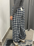 Pantaloni Balloon Scozzesi Con Polsini FGD MODA