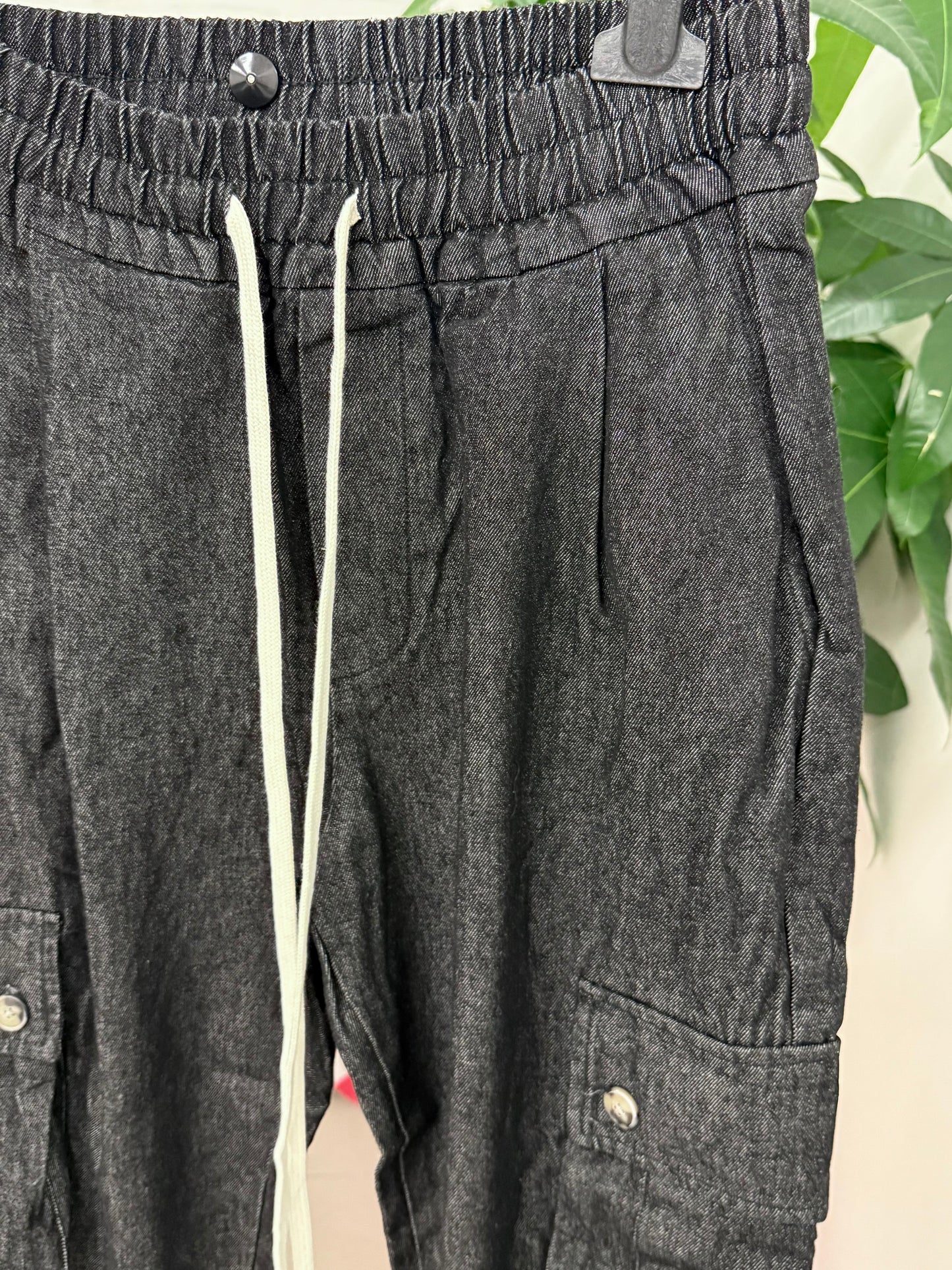 Pantaloni denim cargo con polsini Duca Homme FGD MODA