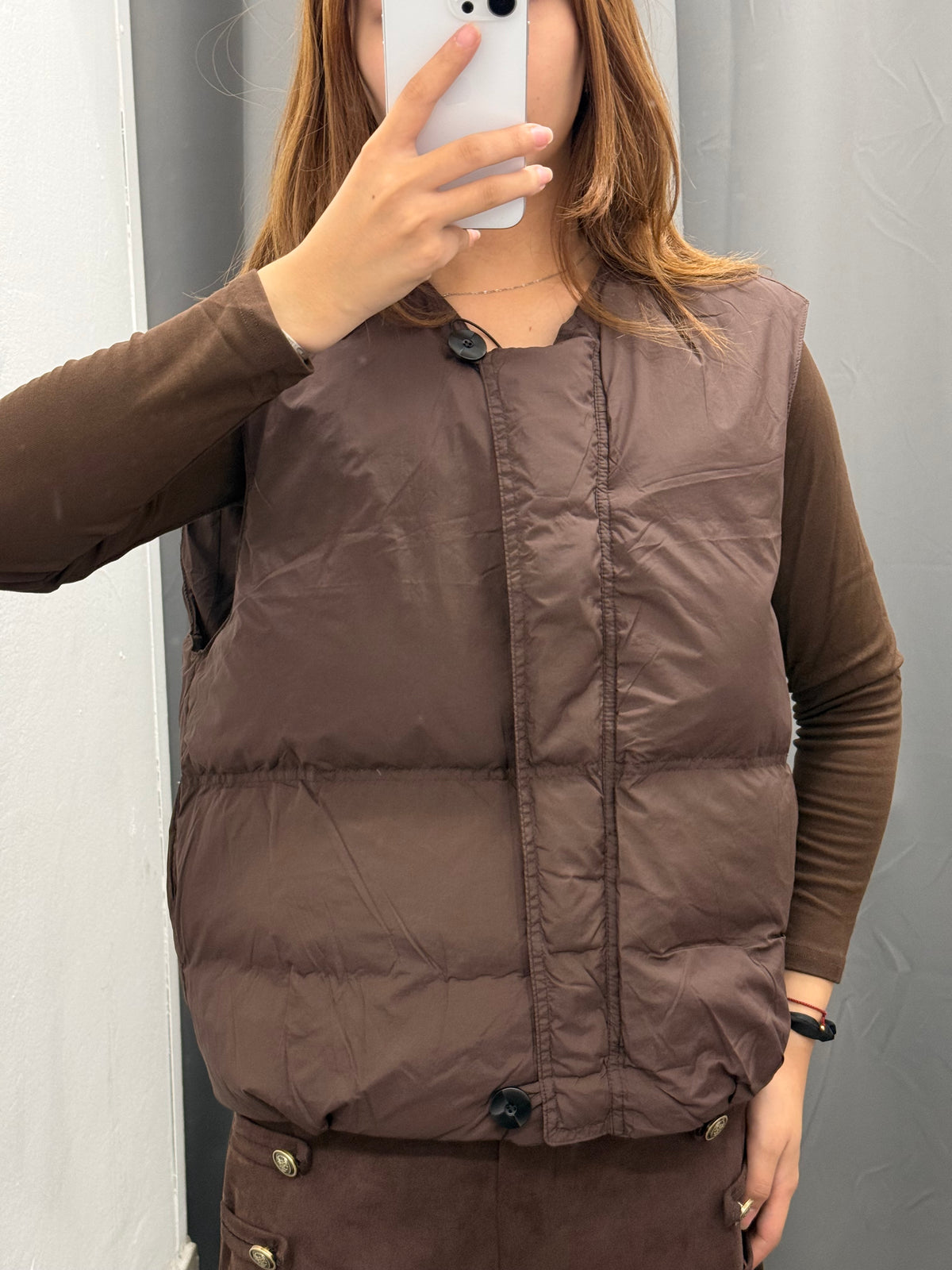 Gilet Quilted Over Fit In Piuma D’anatra FGD MODA