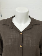 Blusa con bordo sangallo FGD MODA