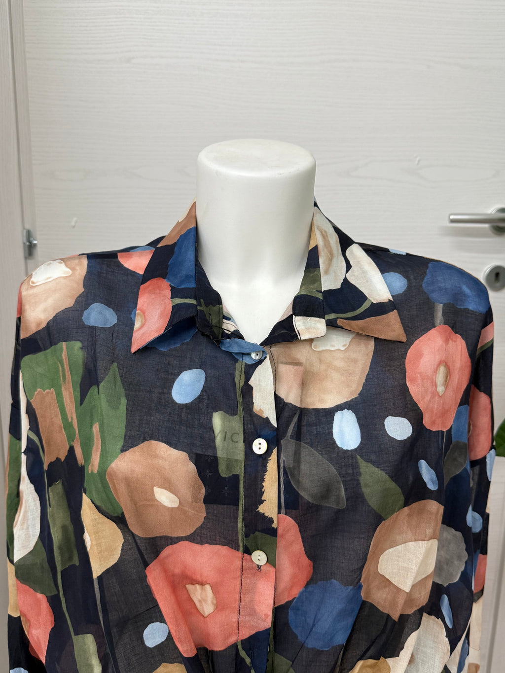 Blusa maniche 3/4 fiorata FGD MODA