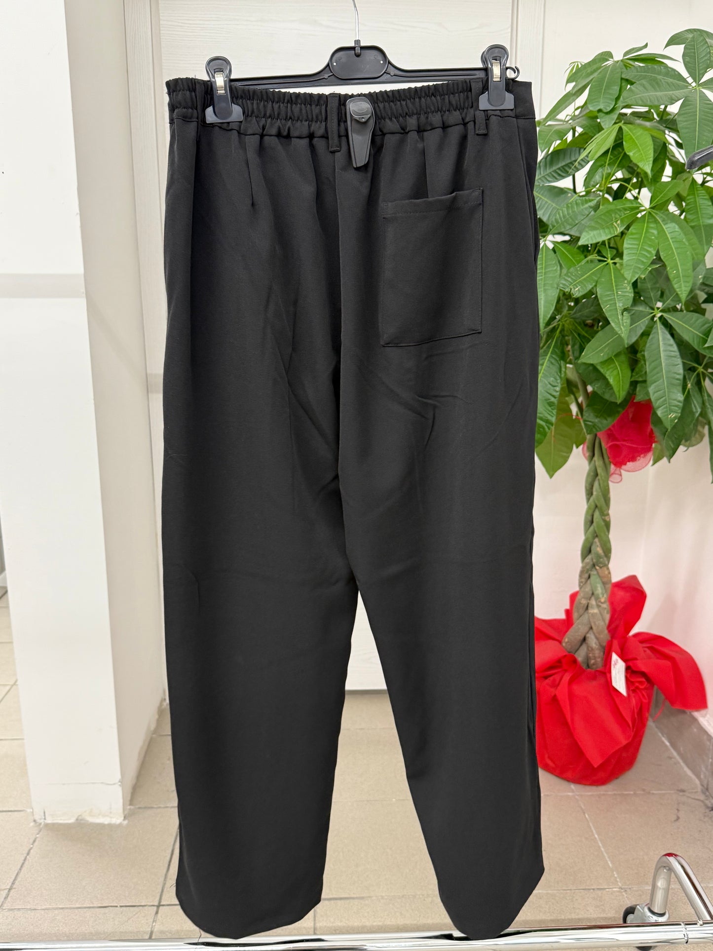 Pantaloni a gamba larga tinta unita ChRoy FGD MODA