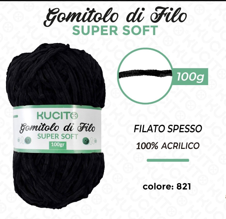 Gomitolo di filo SUPER SOFT 100g FGD MODA