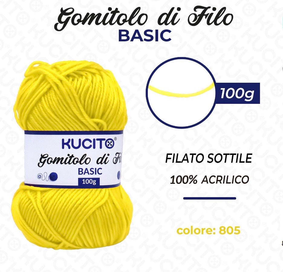 Gomitolo di filo BASIC 100g FGD MODA