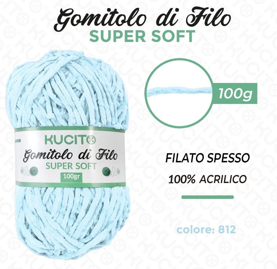 Gomitolo di filo SUPER SOFT 100g FGD MODA