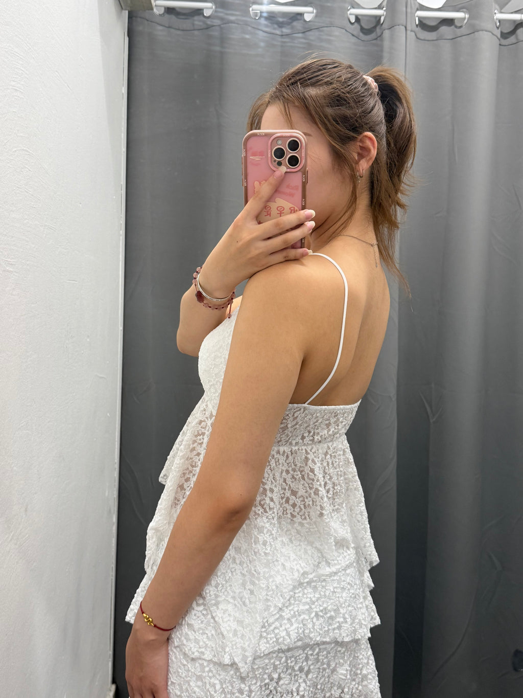 Top in Pizzo a Spalline Fine FGD MODA