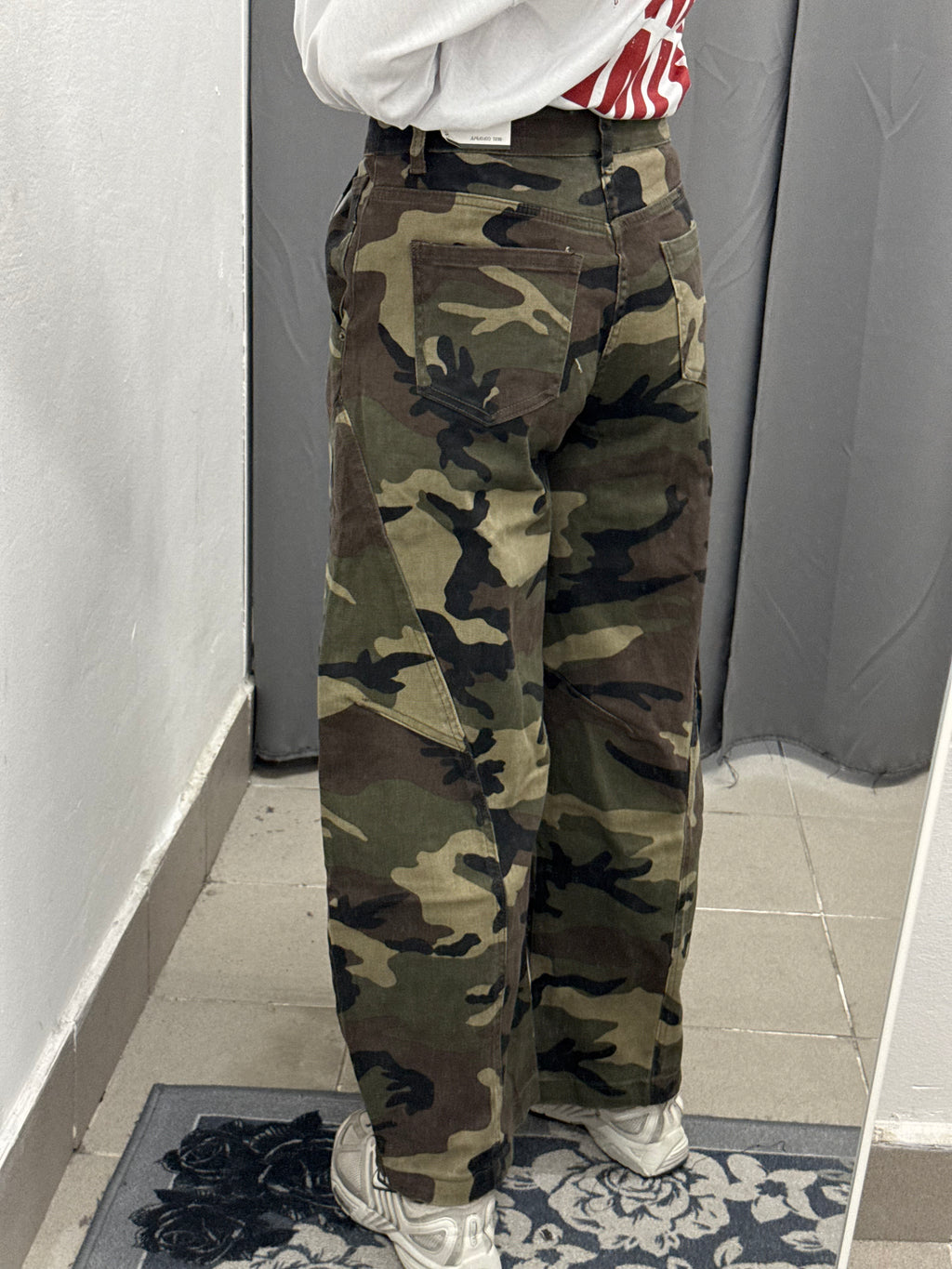 Jeans Balloon Militare Con Doppia Abbottonatura YW-1587 FGD MODA
