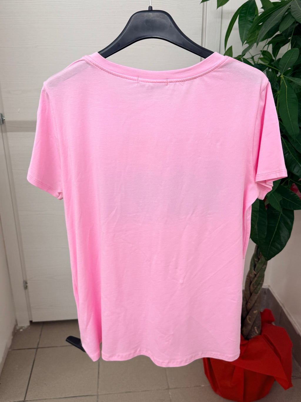 T-shirt con scritta “Soho” in pelliccia Teddy FGD MODA