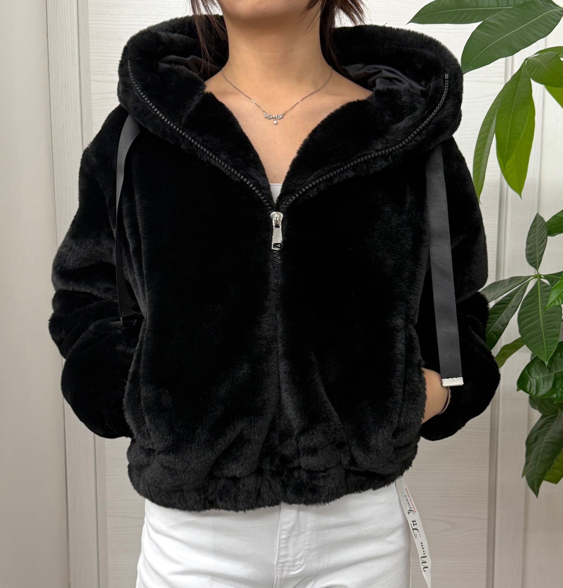 Cappotto a pelliccia FGD MODA