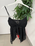 Top in Pizzo a Spalline Fine FGD MODA