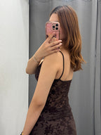 Top Semitrasparente Con Stampe Fiorate In Velluto FGD MODA