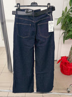 Jeans a palazzo con cinta FGD MODA