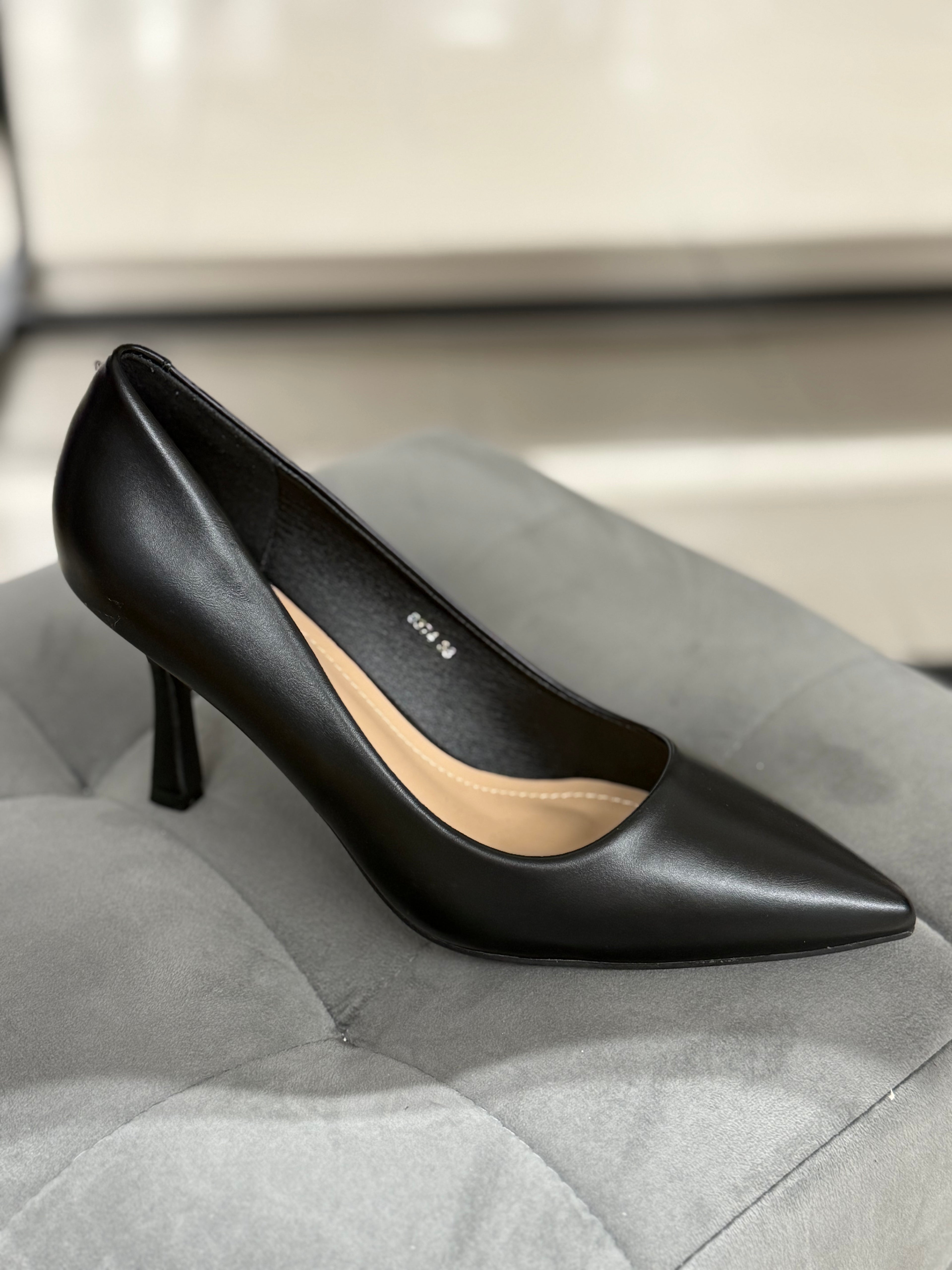 Décolleté ecopelle tacco 8cm 8374 FGD MODA