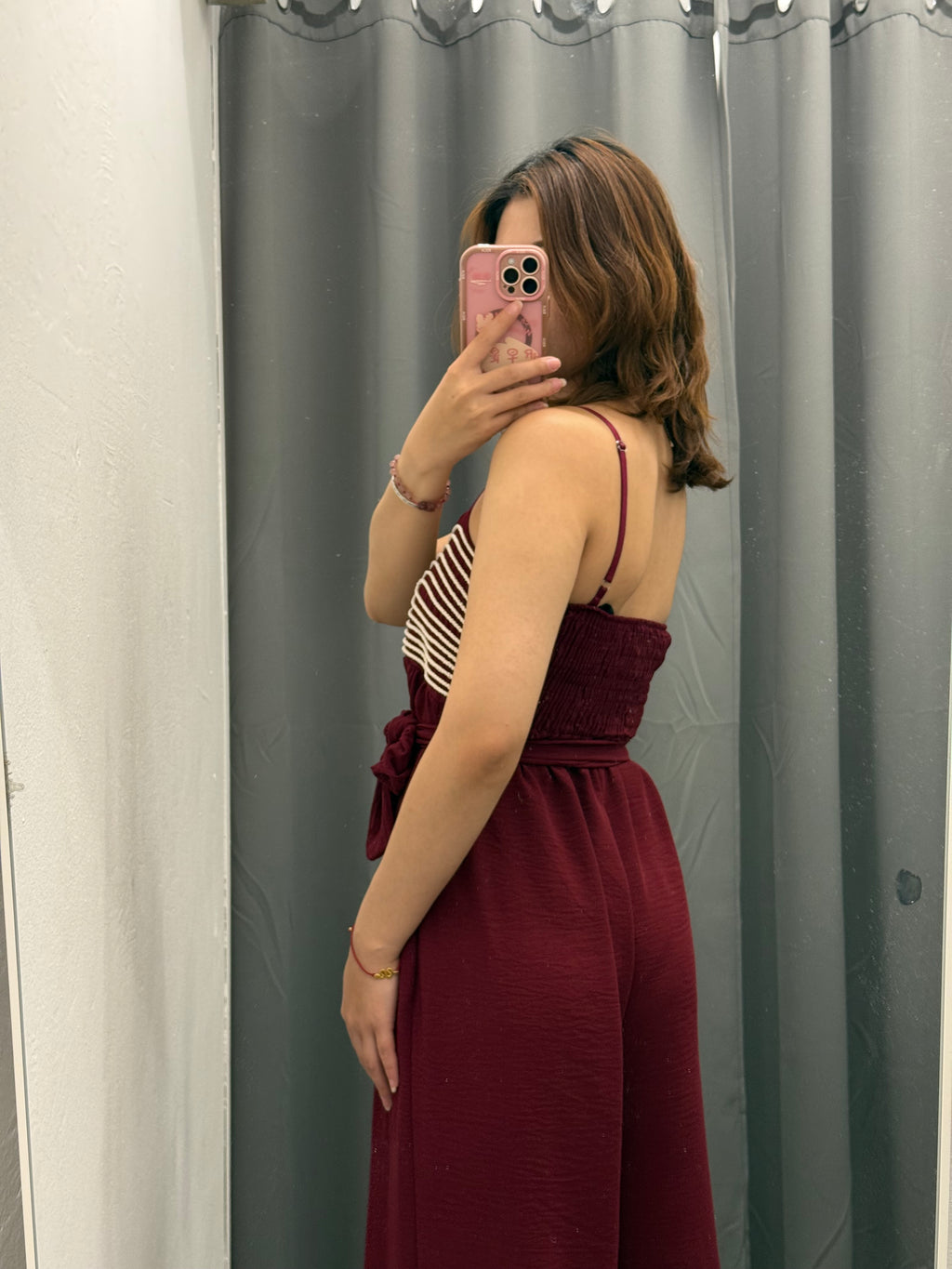 Jumpsuit con ricamo con cinta FGD MODA