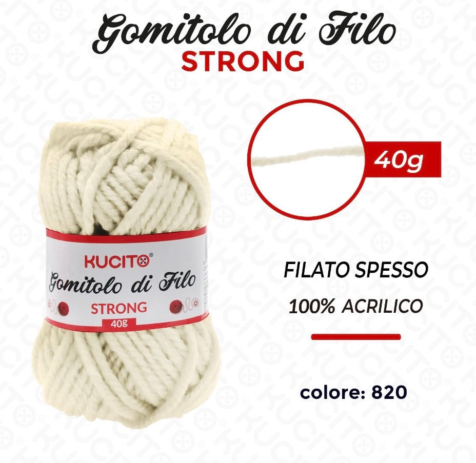 Gomitolo di filo STRONG 40g FGD MODA