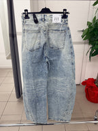 Jeans balloon con cuciture FGD MODA