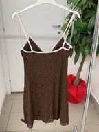 Abito corto in pizzo a spalline FGD MODA