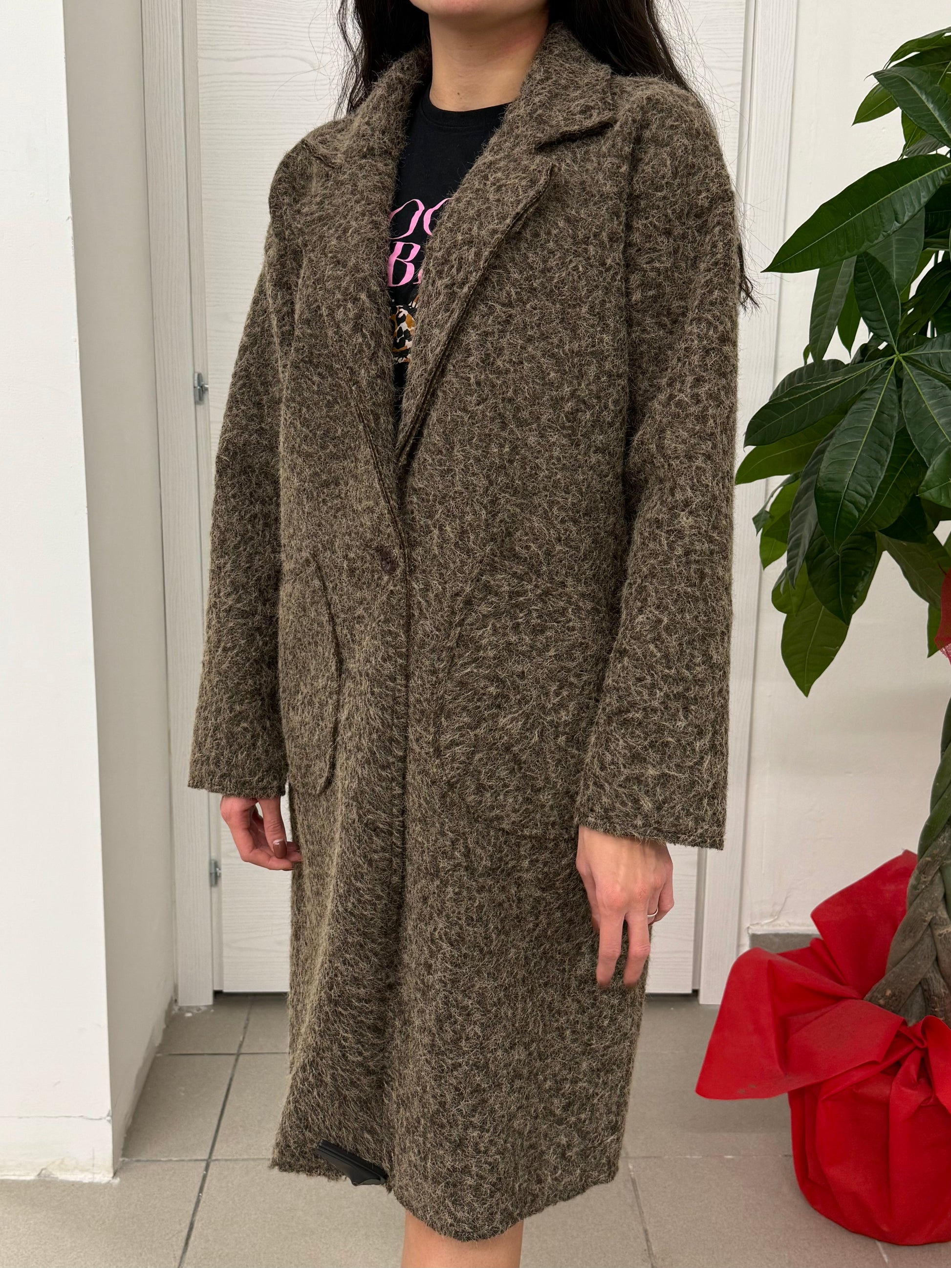 Cappotto lungo in Mohair FGD MODA