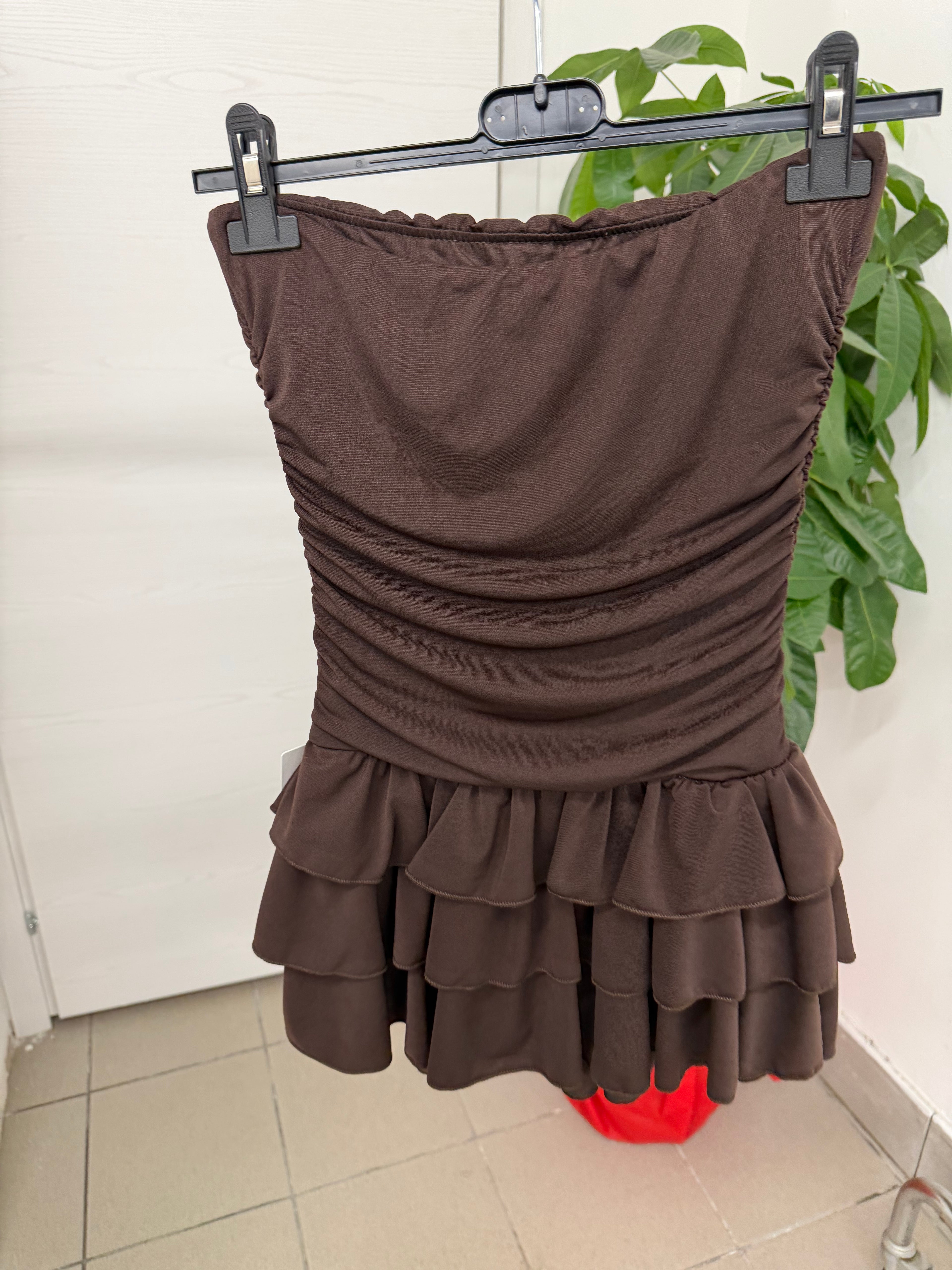 Abito skort con drappeggio laterale FGD MODA