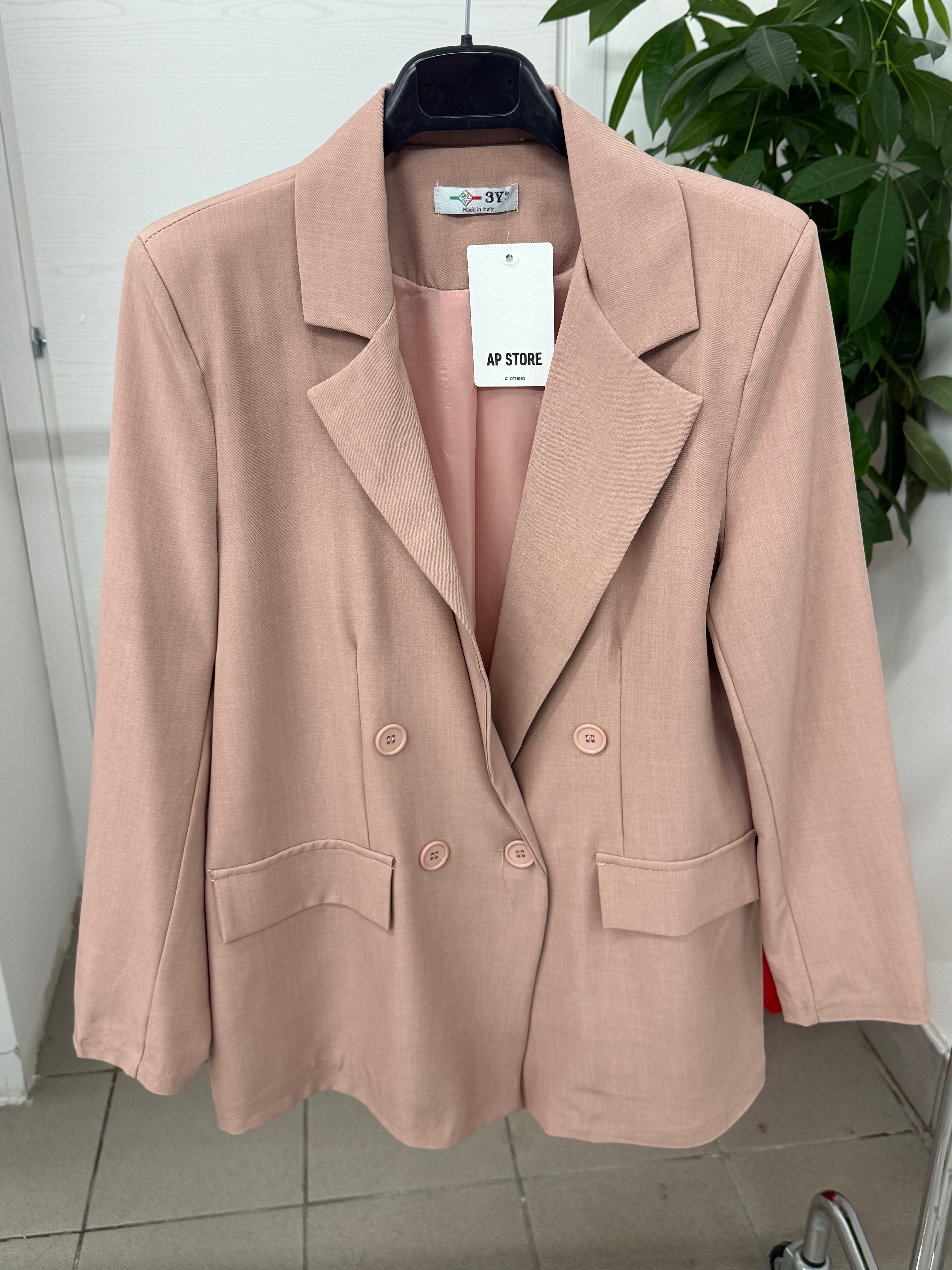 Giacca blazer foderato all’interno