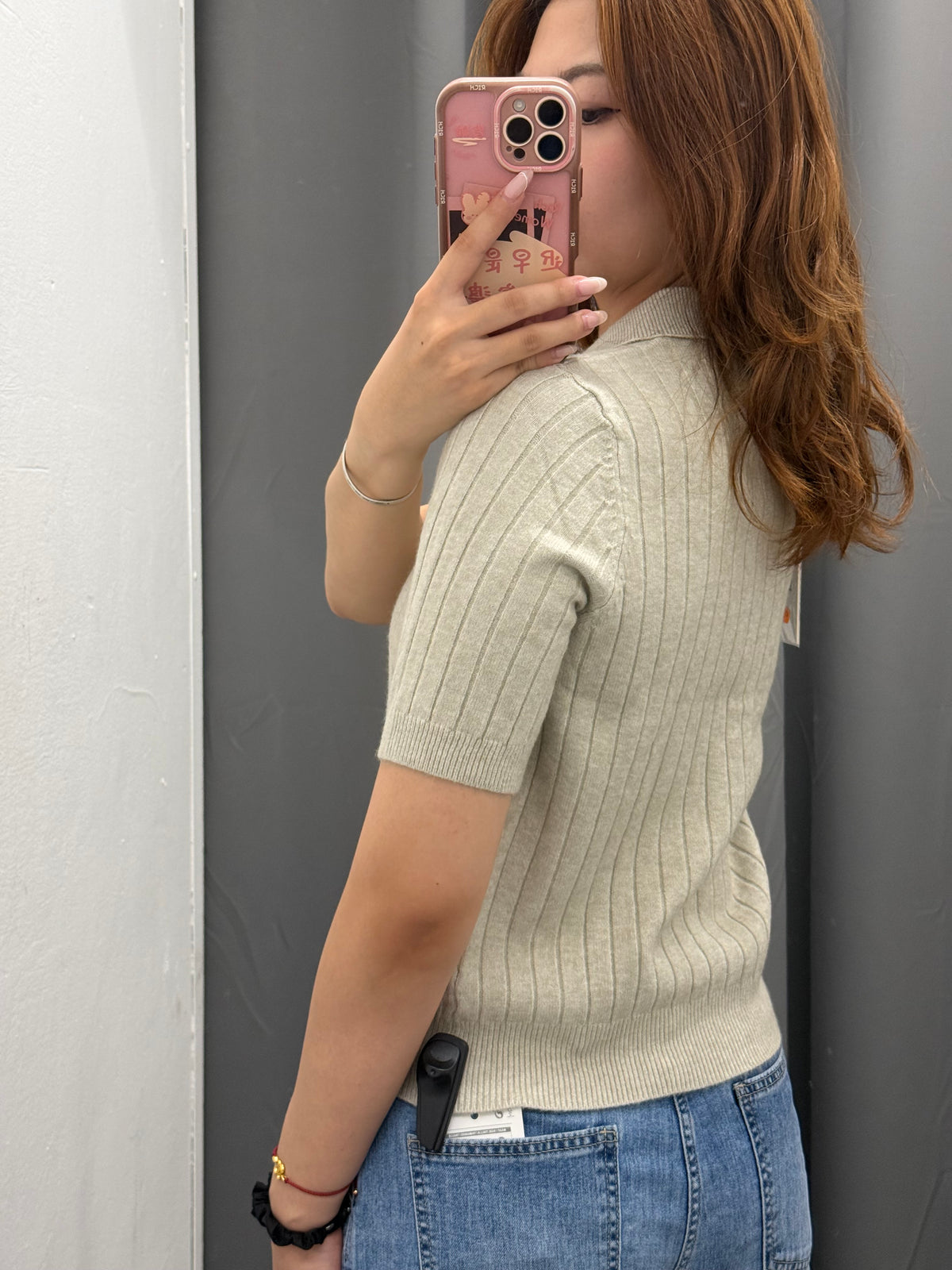 Polo Knit A Coste Larghe Con Bottoni FGD MODA