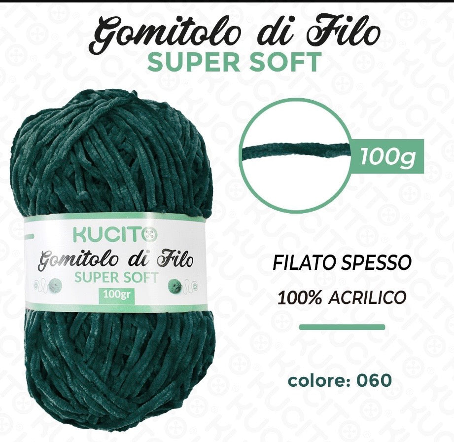 Gomitolo di filo SUPER SOFT 100g FGD MODA