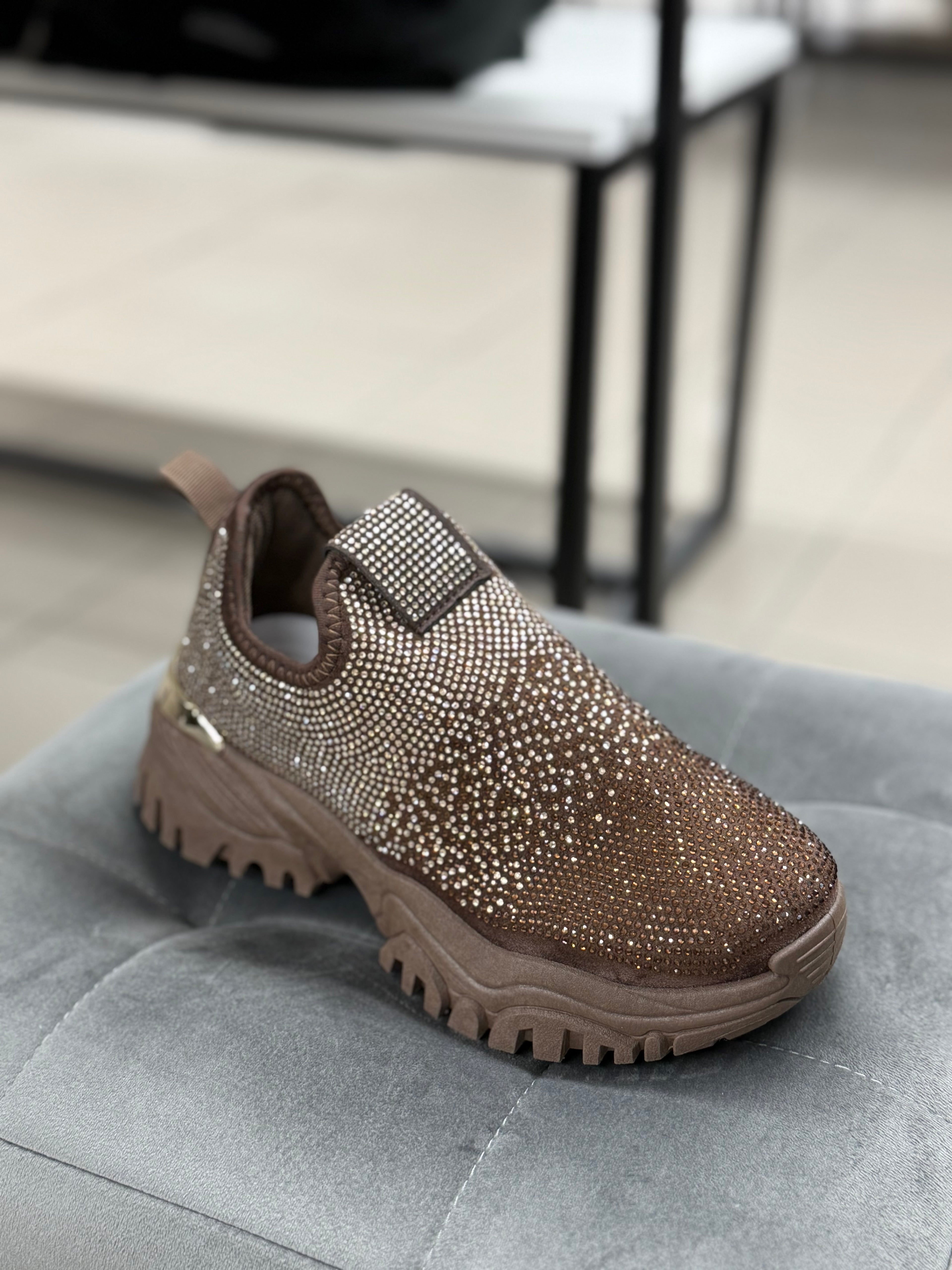 Sneakers brillantinati FGD MODA