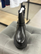 Stivaletti In Ecopelle E Camoscio Con Fibbie MS2163 FGD MODA
