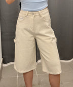 Bermuda di Jeans con Brillantini YW1571 FGD MODA