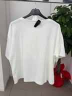 T-shirt over fit in cotone con maniche rimovibili FGD MODA